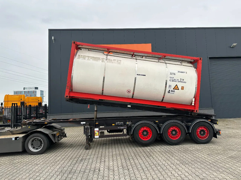 Van Hool 20FT Tipping-chassis, ADR (EX/II, EX/III, FL, AT), SAF + DISC, 2 liftaxles - Semirimorchio portacontainer/ Caisse interchangeable: foto 3 Van Hool 20FT Tipping-chassis, ADR (EX/II, EX/III, FL, AT), SAF + DISC, 2 liftaxles - Semirimorchio portacontainer/ Caisse interchangeable: foto 3