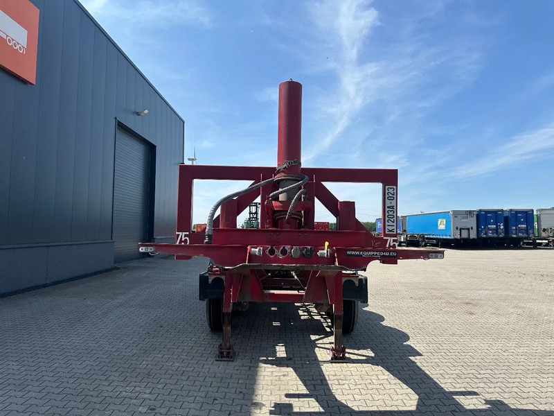Van Hool 3 AXLE 20FT TIPPING-CHASSIS, BPW + disc, liftaxle, steering axle, BROKEN HYVA-CYLINDER - Semirimorchio portacontainer/ Caisse interchangeable: foto 5 Van Hool 3 AXLE 20FT TIPPING-CHASSIS, BPW + disc, liftaxle, steering axle, BROKEN HYVA-CYLINDER - Semirimorchio portacontainer/ Caisse interchangeable: foto 5