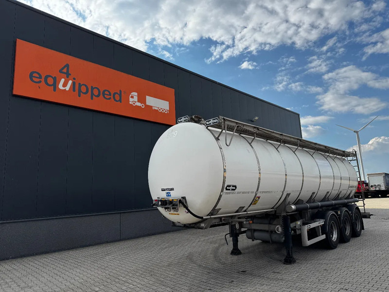 Van Hool FOOD / RVS chassis / empty weight 5.860kg / 29.500L / 1-COMP / 1 -BAFFLE / DISC / NL / APK - Semirimorchio cisterna: foto 1 Van Hool FOOD / RVS chassis / empty weight 5.860kg / 29.500L / 1-COMP / 1 -BAFFLE / DISC / NL / APK - Semirimorchio cisterna: foto 1