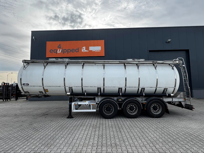Van Hool LEBENSMITTEL / RVS Rahmen / Leergewicht: 5.860kg / 29.500L / 1-Kammer+ 1 Schwallwand / Scheibebremse / NL / APK 02-2026 - Semirimorchio cisterna: foto 2 Van Hool LEBENSMITTEL / RVS Rahmen / Leergewicht: 5.860kg / 29.500L / 1-Kammer+ 1 Schwallwand / Scheibebremse / NL / APK 02-2026 - Semirimorchio cisterna: foto 2