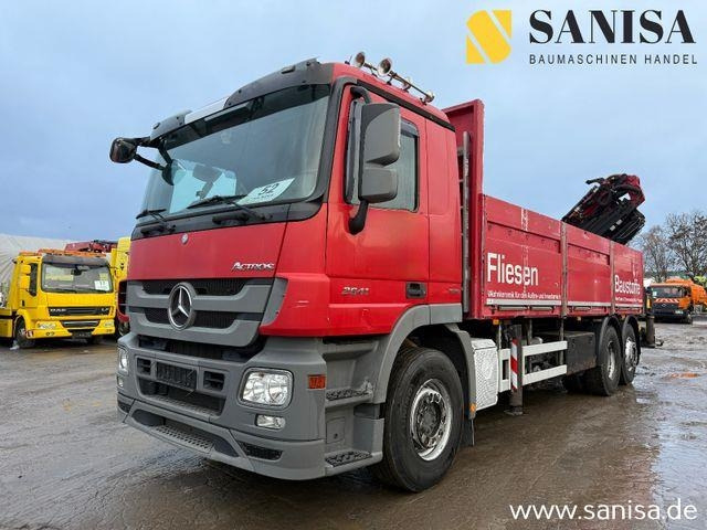 Mercedes-Benz Actros 2541/Kran/PK 34002-SH E/FlyJib/Funk/31Met - Autocarro con pianale/ Cassone fisso: foto 1 Mercedes-Benz Actros 2541/Kran/PK 34002-SH E/FlyJib/Funk/31Met - Autocarro con pianale/ Cassone fisso: foto 1