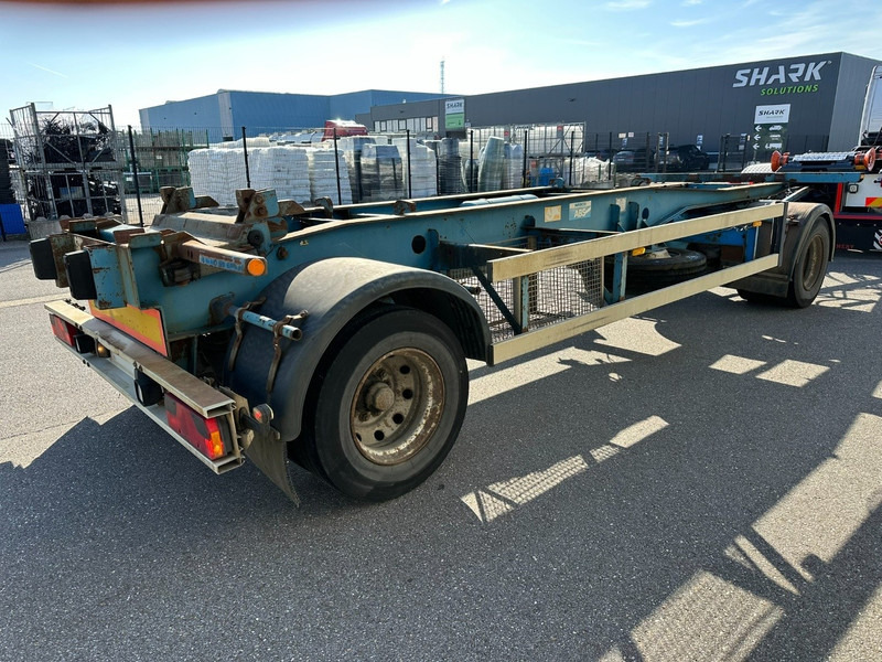 AJK AEEL/10-20 - 20T CONTAINERAANHANGER LUCHTVERING - DRUM BRAKES - AIR SUSP. - GIGANT ASSEN - 40mm - BELGISCHE PAPIEREN - Rimorchio portacontainer/ Caisse interchangeable: foto 5 AJK AEEL/10-20 - 20T CONTAINERAANHANGER LUCHTVERING - DRUM BRAKES - AIR SUSP. - GIGANT ASSEN - 40mm - BELGISCHE PAPIEREN - Rimorchio portacontainer/ Caisse interchangeable: foto 5