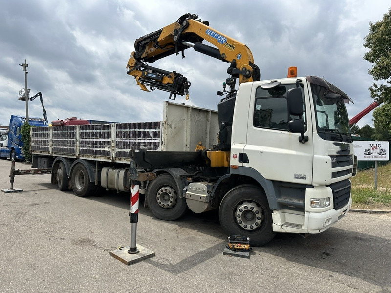 DAF CF 85.360 8x2 + CRANE (25m!) EFFER 305 6S + JIB 4S + ROTATOR - PLATORM 7m60 - LIFT + STEERING AXLE - EURO 5 - BE - Camion con gru: foto 2 DAF CF 85.360 8x2 + CRANE (25m!) EFFER 305 6S + JIB 4S + ROTATOR - PLATORM 7m60 - LIFT + STEERING AXLE - EURO 5 - BE - Camion con gru: foto 2