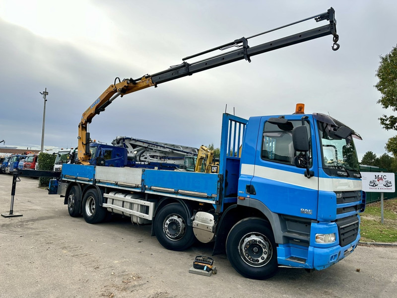 DAF CF 85.360 8x2 PLATFORM 7m35 + CRANE EFFER 165-3S + RADIO - MANUAL GEARBOX ZF - EURO 5 - BE TRUCK - Camion con gru: foto 1 DAF CF 85.360 8x2 PLATFORM 7m35 + CRANE EFFER 165-3S + RADIO - MANUAL GEARBOX ZF - EURO 5 - BE TRUCK - Camion con gru: foto 1