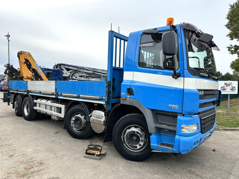 DAF CF 85.360 8x2 PLATFORM 7m35 + CRANE EFFER 165-3S + RADIO - MANUAL GEARBOX ZF - EURO 5 - BE TRUCK - Camion con gru: foto 2 DAF CF 85.360 8x2 PLATFORM 7m35 + CRANE EFFER 165-3S + RADIO - MANUAL GEARBOX ZF - EURO 5 - BE TRUCK - Camion con gru: foto 2