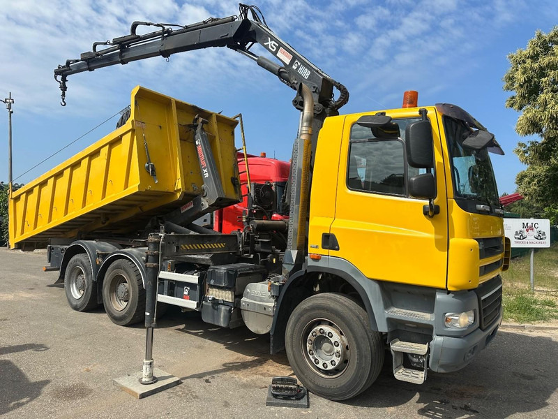 DAF CF 85.410 6X4 21T HOOKLIFT + CRANE HIAB 166-3 HIPRO + ROTATOR - 5/6F - RETARDER - TÜV 10/2025 - EURO 5 - BE TRUCK - Autocarro scarrabile, Camion con gru: foto 1 DAF CF 85.410 6X4 21T HOOKLIFT + CRANE HIAB 166-3 HIPRO + ROTATOR - 5/6F - RETARDER - TÜV 10/2025 - EURO 5 - BE TRUCK - Autocarro scarrabile, Camion con gru: foto 1