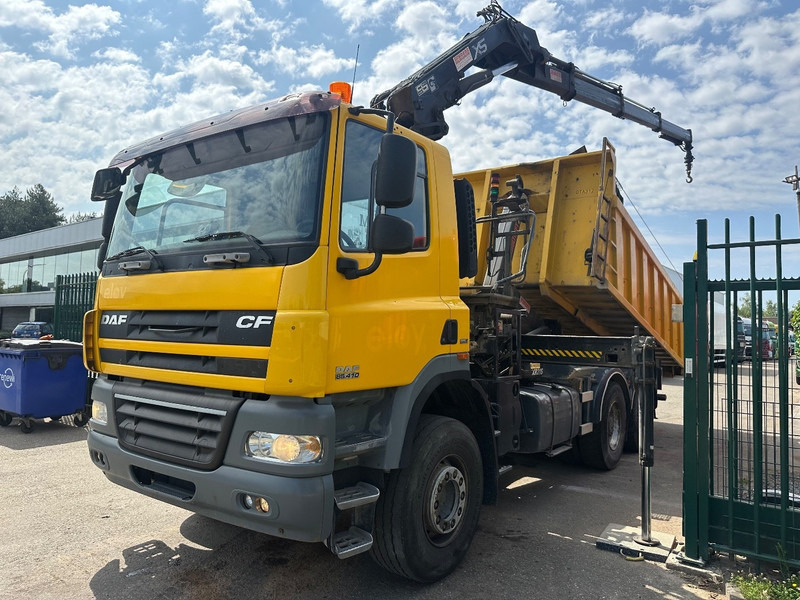 DAF CF 85.410 6X4 21T HOOKLIFT + CRANE HIAB 166-3 HIPRO + ROTATOR - 5/6F - RETARDER - TÜV 10/2025 - EURO 5 - BE TRUCK - Autocarro scarrabile, Camion con gru: foto 4 DAF CF 85.410 6X4 21T HOOKLIFT + CRANE HIAB 166-3 HIPRO + ROTATOR - 5/6F - RETARDER - TÜV 10/2025 - EURO 5 - BE TRUCK - Autocarro scarrabile, Camion con gru: foto 4