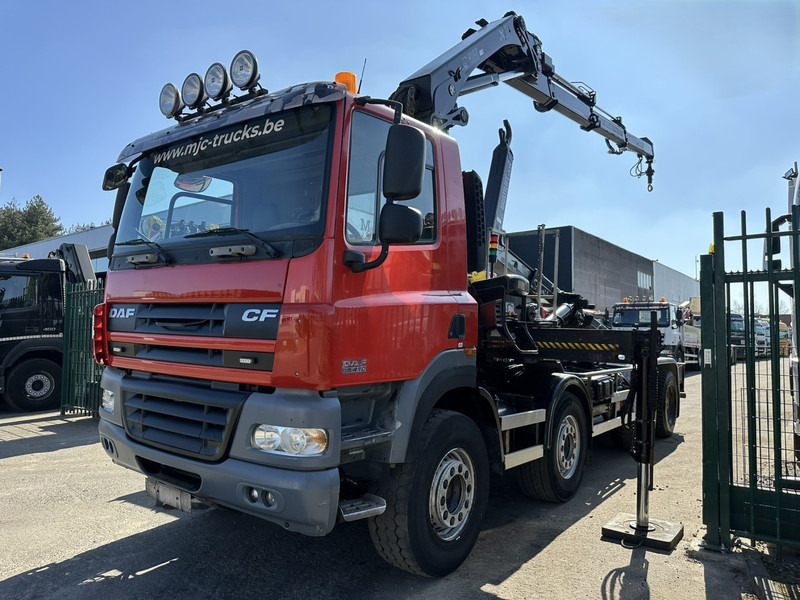 DAF CF 85.410 8x4 HOOKLIFT + CRANE HIAB 244 EP-3 HIDUO - Radio - Rotator - RETARDER - EURO 4 - BIG AXLES HUB REDUCTION - Autocarro scarrabile, Camion con gru: foto 5 DAF CF 85.410 8x4 HOOKLIFT + CRANE HIAB 244 EP-3 HIDUO - Radio - Rotator - RETARDER - EURO 4 - BIG AXLES HUB REDUCTION - Autocarro scarrabile, Camion con gru: foto 5