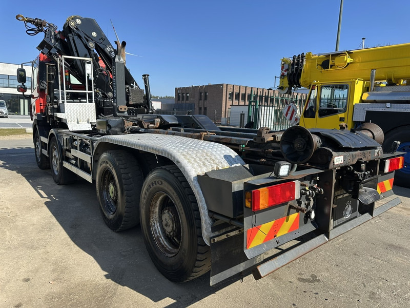 Autocarro scarrabile, Camion con gru DAF CF 85.410 8x4 HOOKLIFT + CRANE HIAB 244 EP-3 HIDUO - Radio - Rotator - RETARDER - EURO 4 - BIG AXLES HUB REDUCTION: foto 9