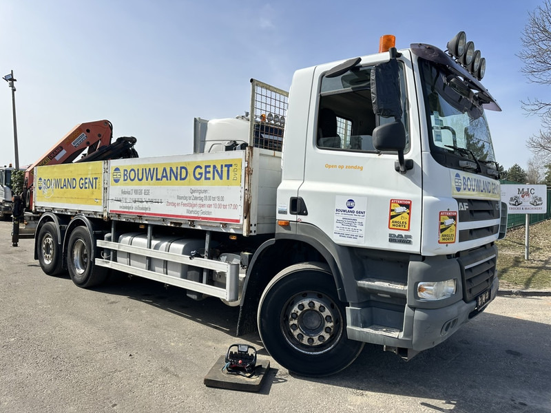 DAF CF 85.460 6x2 LIFT+LENK ACHSE + KRAN PALFINGER PK 18500 (3x) + RADIO + ROTATOR - EURO 5 - AS TRONIC - BE TRUCK - Autocarro con pianale/ Cassone fisso, Camion con gru: foto 1 DAF CF 85.460 6x2 LIFT+LENK ACHSE + KRAN PALFINGER PK 18500 (3x) + RADIO + ROTATOR - EURO 5 - AS TRONIC - BE TRUCK - Autocarro con pianale/ Cassone fisso, Camion con gru: foto 1