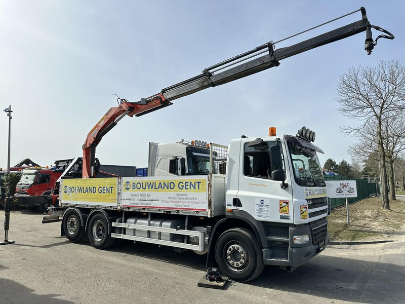 DAF CF 85.460 6x2 LIFT+STEERING AXLE + CRANE PALFINGER PK 18500 (3x) + RADIO + ROTATOR - EURO 5 - AS TRONIC - BE TRUCK - Camion con gru: foto 1 DAF CF 85.460 6x2 LIFT+STEERING AXLE + CRANE PALFINGER PK 18500 (3x) + RADIO + ROTATOR - EURO 5 - AS TRONIC - BE TRUCK - Camion con gru: foto 1
