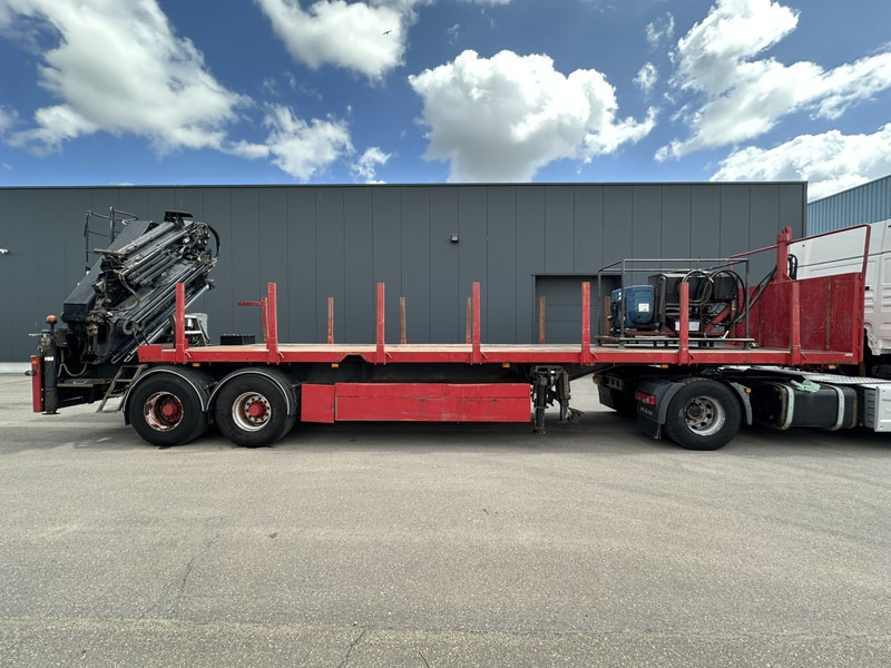 Kwb 2-AXLES PLATFORM + CRANE + HIAB 377 E-4 HIPRO + JIB 100X-3 + RADIO + ROTATOR - SAF axles - AIR SUSPENISION - BELGIAN REG. - Semirimorchio cassonato/ Pianale: foto 4 Kwb 2-AXLES PLATFORM + CRANE + HIAB 377 E-4 HIPRO + JIB 100X-3 + RADIO + ROTATOR - SAF axles - AIR SUSPENISION - BELGIAN REG. - Semirimorchio cassonato/ Pianale: foto 4