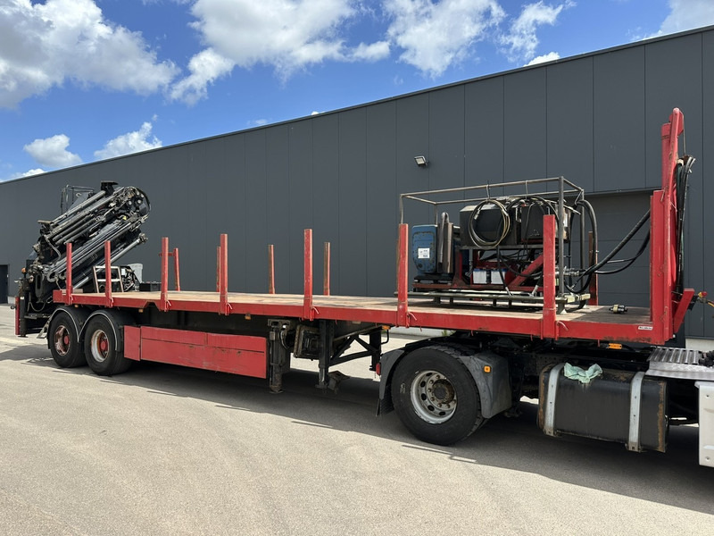 Kwb 2-AXLES PLATFORM + CRANE + HIAB 377 E-4 HIPRO + JIB 100X-3 + RADIO + ROTATOR - SAF axles - AIR SUSPENISION - BELGIAN REG. - Semirimorchio cassonato/ Pianale: foto 3 Kwb 2-AXLES PLATFORM + CRANE + HIAB 377 E-4 HIPRO + JIB 100X-3 + RADIO + ROTATOR - SAF axles - AIR SUSPENISION - BELGIAN REG. - Semirimorchio cassonato/ Pianale: foto 3