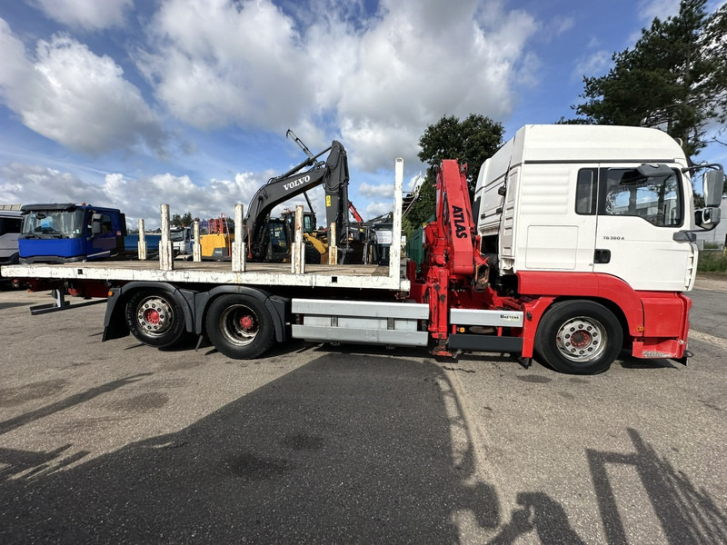 MAN TG 360 A 6x2 + CRANE ATLAS 100.1 A3 - PLATFORM 5m80 - E3 - LIFT-AXLE - FULL AIR SUSPENSION - ZF AS TRONIC - BE TRUCK - Camion con gru: foto 3 MAN TG 360 A 6x2 + CRANE ATLAS 100.1 A3 - PLATFORM 5m80 - E3 - LIFT-AXLE - FULL AIR SUSPENSION - ZF AS TRONIC - BE TRUCK - Camion con gru: foto 3
