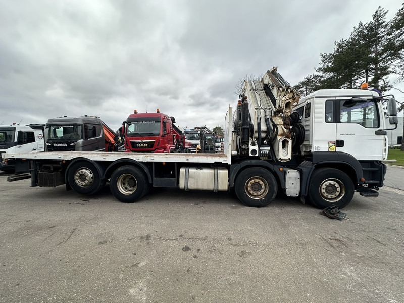 MAN TGA 35.430 8x2 + KRAN HIAB 700 E-6 + JIB 165X-3 - RETARDER - PRITSCHE 6m70~8m50 EXTENDABLE - MANUAL GEARBOX ZF - LIFT + STEERING AXLE - Autocarro con pianale/ Cassone fisso, Camion con gru: foto 3 MAN TGA 35.430 8x2 + KRAN HIAB 700 E-6 + JIB 165X-3 - RETARDER - PRITSCHE 6m70~8m50 EXTENDABLE - MANUAL GEARBOX ZF - LIFT + STEERING AXLE - Autocarro con pianale/ Cassone fisso, Camion con gru: foto 3
