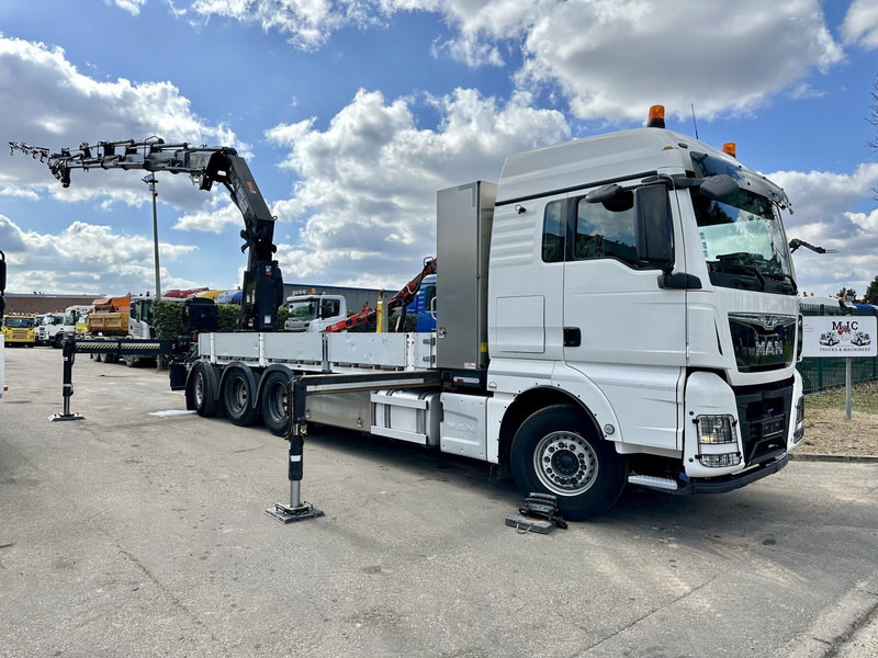 MAN TGX 35.420 8x4-4 TRIDEM PRTISCHE 6m40 + KRAN (26m!) HIAB X-HIPRO 408 E-5 + JIB 100X-5 - *306.245km* - BE TRUCK - Autocarro con pianale/ Cassone fisso, Camion con gru: foto 2 MAN TGX 35.420 8x4-4 TRIDEM PRTISCHE 6m40 + KRAN (26m!) HIAB X-HIPRO 408 E-5 + JIB 100X-5 - *306.245km* - BE TRUCK - Autocarro con pianale/ Cassone fisso, Camion con gru: foto 2