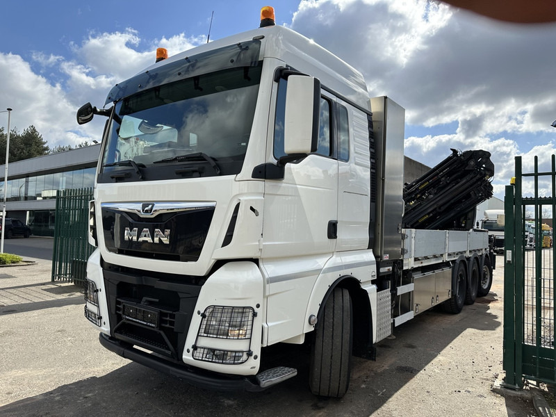 MAN TGX 35.420 8x4-4 TRIDEM PRTISCHE 6m40 + KRAN (26m!) HIAB X-HIPRO 408 E-5 + JIB 100X-5 - *306.245km* - BE TRUCK - Autocarro con pianale/ Cassone fisso, Camion con gru: foto 3 MAN TGX 35.420 8x4-4 TRIDEM PRTISCHE 6m40 + KRAN (26m!) HIAB X-HIPRO 408 E-5 + JIB 100X-5 - *306.245km* - BE TRUCK - Autocarro con pianale/ Cassone fisso, Camion con gru: foto 3