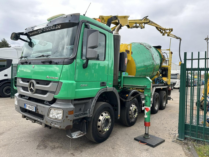 Mercedes-Benz ACTROS 3241 8x4 PUMI PM M 21-3 (21m) Putzmeister - *238.000km* / 1586H - EPS - BLADVERING / NAAFREDUCTIE - Pompa autocarrata: foto 4 Mercedes-Benz ACTROS 3241 8x4 PUMI PM M 21-3 (21m) Putzmeister - *238.000km* / 1586H - EPS - BLADVERING / NAAFREDUCTIE - Pompa autocarrata: foto 4