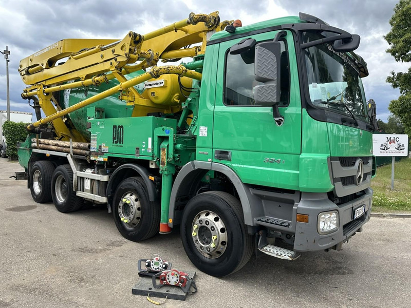 Mercedes-Benz ACTROS 3241 8x4 PUMI PM M 21-3 (21m) Putzmeister - *238.000km* / 1586H - EPS - BLADVERING / NAAFREDUCTIE - Pompa autocarrata: foto 2 Mercedes-Benz ACTROS 3241 8x4 PUMI PM M 21-3 (21m) Putzmeister - *238.000km* / 1586H - EPS - BLADVERING / NAAFREDUCTIE - Pompa autocarrata: foto 2