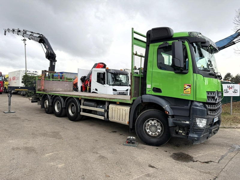 Mercedes-Benz AROCS 3240 8x4 TRIDEM + CRANE HIAB 166 E-5 HIPRO - ROTATOR - 5/6F - RADIO - PLATFORM 7m50 - EURO 6 - *324.000km* - LIFT + STEERING AXLE - Camion con gru: foto 1 Mercedes-Benz AROCS 3240 8x4 TRIDEM + CRANE HIAB 166 E-5 HIPRO - ROTATOR - 5/6F - RADIO - PLATFORM 7m50 - EURO 6 - *324.000km* - LIFT + STEERING AXLE - Camion con gru: foto 1