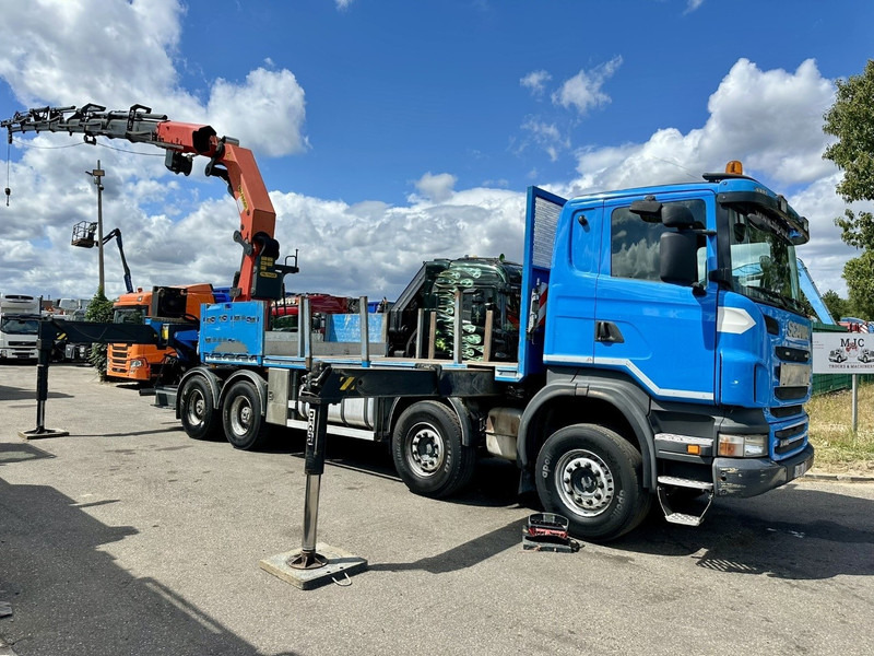 Scania G440 8x4 PRITSCHE + KRAN (26.5m!) PALFINGER PK78002 SH G 8x + 1 + WINCH - PLATFORM 6m25 - MANUAL - HUB REDUCTION - STEEL SPRING - EURO 5 - BE TRUCK - Autocarro con pianale/ Cassone fisso, Camion con gru: foto 2 Scania G440 8x4 PRITSCHE + KRAN (26.5m!) PALFINGER PK78002 SH G 8x + 1 + WINCH - PLATFORM 6m25 - MANUAL - HUB REDUCTION - STEEL SPRING - EURO 5 - BE TRUCK - Autocarro con pianale/ Cassone fisso, Camion con gru: foto 2
