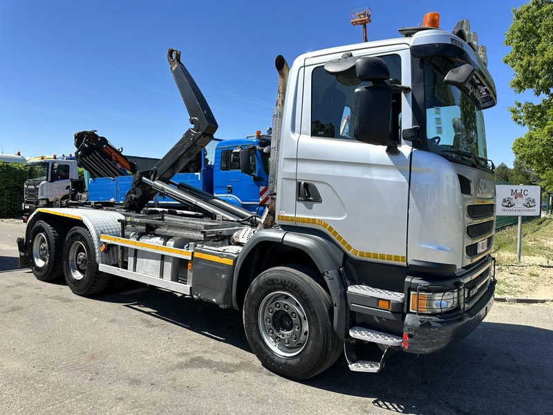 Scania G450 6x4 HOOKLIFT AJK 20T - 5760mm - 3m90 WB - HUB REDUCTION / STEEL SUSP. - EURO 6 - BE TRUCK - Autocarro scarrabile: foto 1 Scania G450 6x4 HOOKLIFT AJK 20T - 5760mm - 3m90 WB - HUB REDUCTION / STEEL SUSP. - EURO 6 - BE TRUCK - Autocarro scarrabile: foto 1