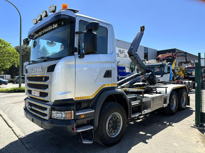 Scania G450 6x4 HOOKLIFT AJK 20T - 5760mm - 3m90 WB - HUB REDUCTION / STEEL SUSP. - EURO 6 - BE TRUCK - Autocarro scarrabile: foto 3 Scania G450 6x4 HOOKLIFT AJK 20T - 5760mm - 3m90 WB - HUB REDUCTION / STEEL SUSP. - EURO 6 - BE TRUCK - Autocarro scarrabile: foto 3