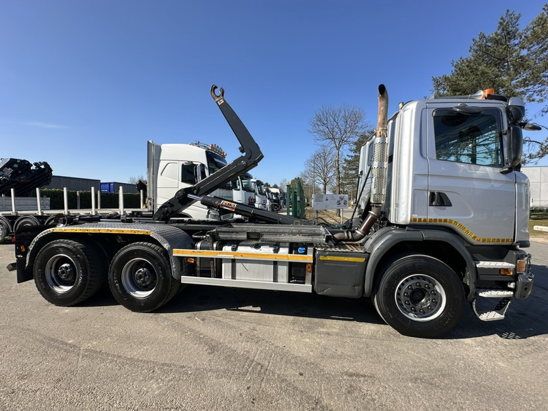 Scania G450 6x4 HOOKLIFT / HAAKSYSTEEM AJK 20T - 5760mm - 3m90 WB - HUB REDUCTION / STEEL SUSPENSION - EURO 6 - BE TRUCK - Autocarro scarrabile: foto 4 Scania G450 6x4 HOOKLIFT / HAAKSYSTEEM AJK 20T - 5760mm - 3m90 WB - HUB REDUCTION / STEEL SUSPENSION - EURO 6 - BE TRUCK - Autocarro scarrabile: foto 4