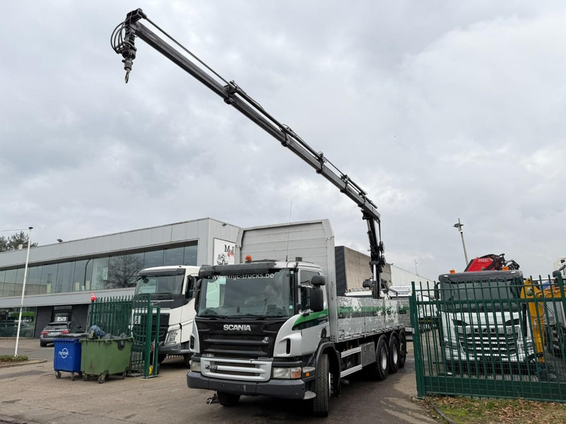 Scania P380 8x4 TRIDEM + CRANE HIAB 166 ES-5 HIPRO - ROTATOR + RADIO - 7m60 PLATFORM - MANUAL - LIFT + STEERING AXLE - Camion con gru: foto 5 Scania P380 8x4 TRIDEM + CRANE HIAB 166 ES-5 HIPRO - ROTATOR + RADIO - 7m60 PLATFORM - MANUAL - LIFT + STEERING AXLE - Camion con gru: foto 5