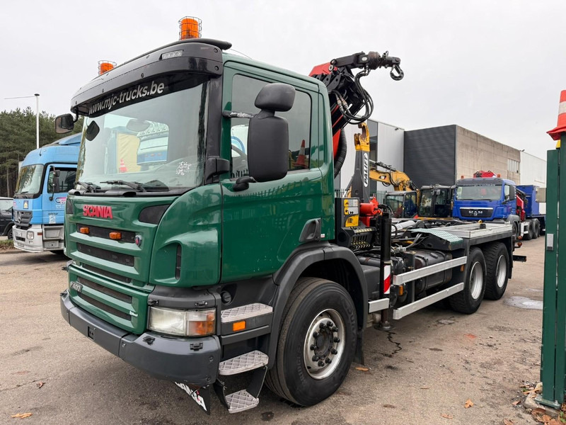 Scania P400 6x4 HOOKLIFT + CRANE PALFINGER PK9001 EH - RETARDER - 5/6F + ROTATOR + RADIO - WB 3m90 - EURO 5 - HUB REDUCTION / SPRING - BE TRUCK - Autocarro scarrabile, Camion con gru: foto 3 Scania P400 6x4 HOOKLIFT + CRANE PALFINGER PK9001 EH - RETARDER - 5/6F + ROTATOR + RADIO - WB 3m90 - EURO 5 - HUB REDUCTION / SPRING - BE TRUCK - Autocarro scarrabile, Camion con gru: foto 3