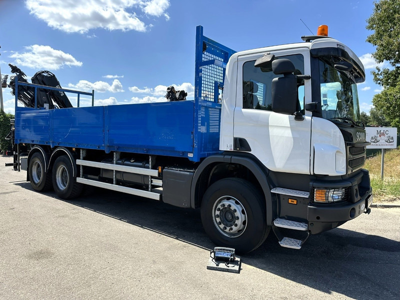 Scania P410 6x4 PRITSCHE + KRAN HIAB 166 ES-4 - RETARDER - ROTATOR - PLATFORM 6m80 - BIG AXLES HUB REDUCTION - STEEL SPRING - Autocarro con pianale/ Cassone fisso, Camion con gru: foto 1 Scania P410 6x4 PRITSCHE + KRAN HIAB 166 ES-4 - RETARDER - ROTATOR - PLATFORM 6m80 - BIG AXLES HUB REDUCTION - STEEL SPRING - Autocarro con pianale/ Cassone fisso, Camion con gru: foto 1