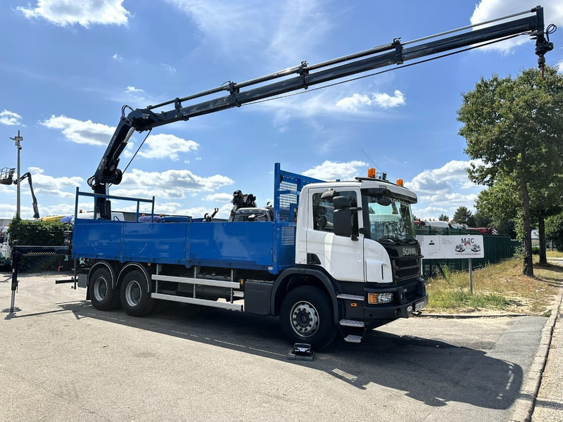 Scania P410 6x4 PRITSCHE + KRAN HIAB 166 ES-4 - RETARDER - ROTATOR - PLATFORM 6m80 - BIG AXLES HUB REDUCTION - STEEL SPRING - Autocarro con pianale/ Cassone fisso, Camion con gru: foto 2 Scania P410 6x4 PRITSCHE + KRAN HIAB 166 ES-4 - RETARDER - ROTATOR - PLATFORM 6m80 - BIG AXLES HUB REDUCTION - STEEL SPRING - Autocarro con pianale/ Cassone fisso, Camion con gru: foto 2