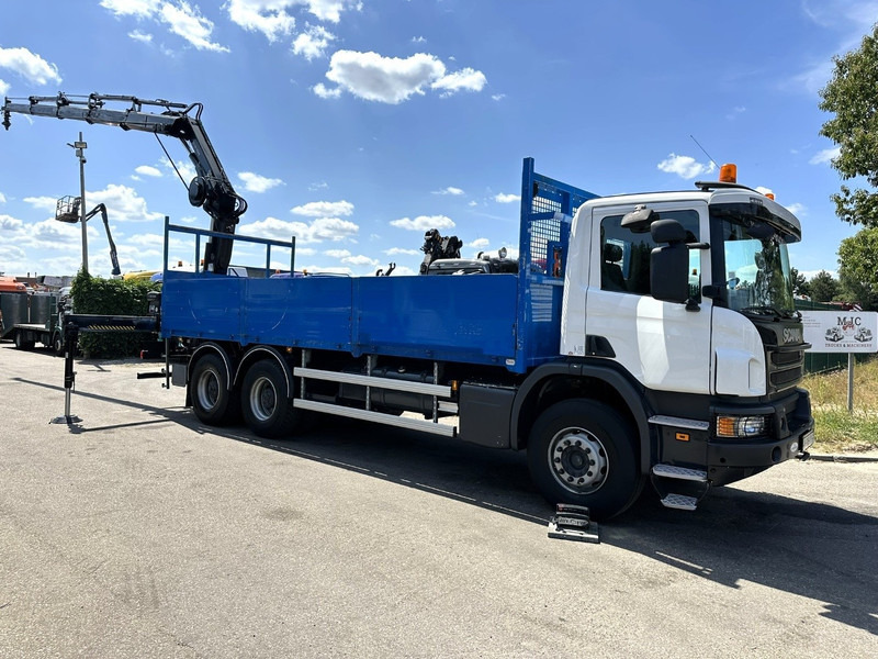 Scania P410 6x4 PRITSCHE + KRAN HIAB 166 ES-4 - RETARDER - ROTATOR - PLATFORM 6m80 - BIG AXLES HUB REDUCTION - STEEL SPRING - Autocarro con pianale/ Cassone fisso, Camion con gru: foto 3 Scania P410 6x4 PRITSCHE + KRAN HIAB 166 ES-4 - RETARDER - ROTATOR - PLATFORM 6m80 - BIG AXLES HUB REDUCTION - STEEL SPRING - Autocarro con pianale/ Cassone fisso, Camion con gru: foto 3