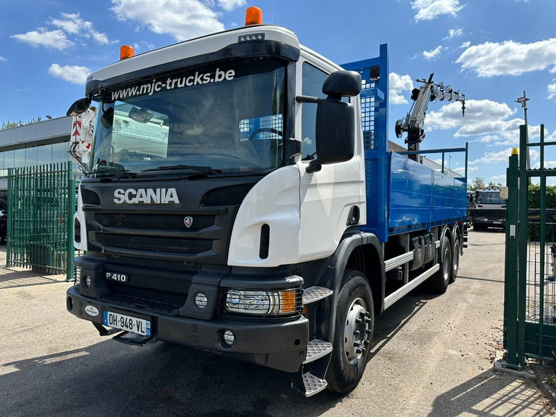 Scania P410 6x4 PRITSCHE + KRAN HIAB 166 ES-4 - RETARDER - ROTATOR - PLATFORM 6m80 - BIG AXLES HUB REDUCTION - STEEL SPRING - Autocarro con pianale/ Cassone fisso, Camion con gru: foto 4 Scania P410 6x4 PRITSCHE + KRAN HIAB 166 ES-4 - RETARDER - ROTATOR - PLATFORM 6m80 - BIG AXLES HUB REDUCTION - STEEL SPRING - Autocarro con pianale/ Cassone fisso, Camion con gru: foto 4