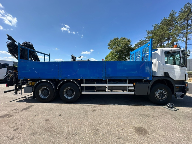 Scania P410 6x4 PRITSCHE + KRAN HIAB 166 ES-4 - RETARDER - ROTATOR - PLATFORM 6m80 - BIG AXLES HUB REDUCTION - STEEL SPRING - Autocarro con pianale/ Cassone fisso, Camion con gru: foto 5 Scania P410 6x4 PRITSCHE + KRAN HIAB 166 ES-4 - RETARDER - ROTATOR - PLATFORM 6m80 - BIG AXLES HUB REDUCTION - STEEL SPRING - Autocarro con pianale/ Cassone fisso, Camion con gru: foto 5