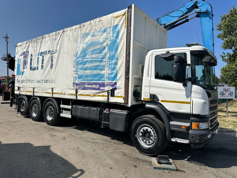 Scania P410 8x4 TRIDEM PRITSCHE PLANE + KRAN HIAB 244 EP-4 HIDUO - RETARDER - LIFT + STEERING AXLE - *327.000km* - RADIO - Camion centinato, Camion con gru: foto 3 Scania P410 8x4 TRIDEM PRITSCHE PLANE + KRAN HIAB 244 EP-4 HIDUO - RETARDER - LIFT + STEERING AXLE - *327.000km* - RADIO - Camion centinato, Camion con gru: foto 3