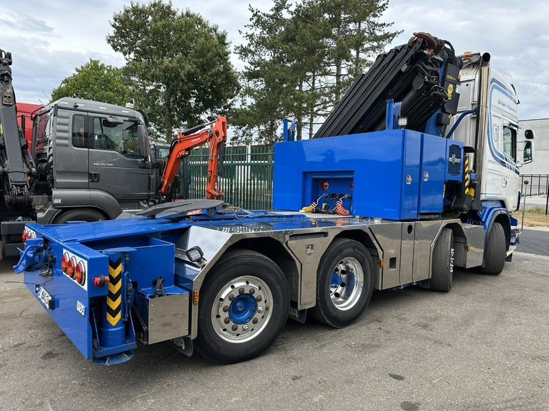 Camion con gru Scania R500 8x2 + CRANE 100Tm! PALFINGER PK100002 G 8x + 1 ME - RETARDER - ALCOA DURA BRIGHT - LIFT + STEERING - 5/6 HYDR F - TÜV 05/2026 - TOP CONDITION: foto 8