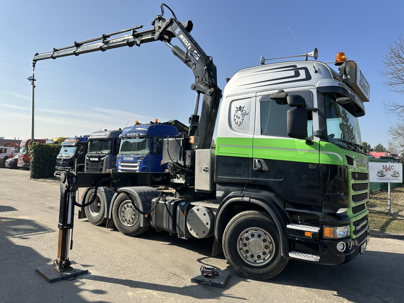 Scania R500 V8 6x2 + KRAN MKG HLK 231 HP (23tm) - 4x HYDR - RADIO - RETARDER - MANUAL - LIFT + STEERING AXLE - Camion con gru: foto 1 Scania R500 V8 6x2 + KRAN MKG HLK 231 HP (23tm) - 4x HYDR - RADIO - RETARDER - MANUAL - LIFT + STEERING AXLE - Camion con gru: foto 1
