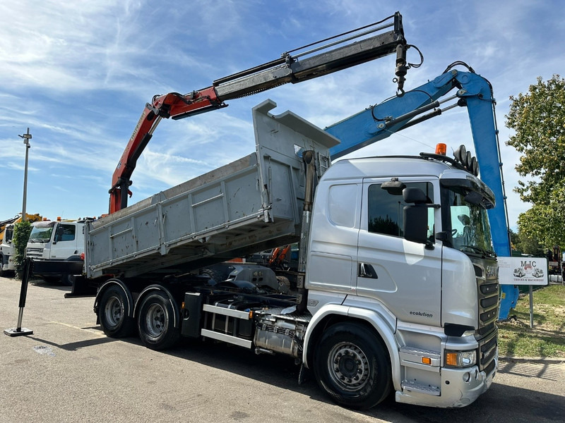 Scania R520 6x4 PRITSCHE + KRAN PALFINGER PK 15002 A - *ZSM + KIPPER* - RETARDER - *FULL AIR* - EUR 6 - BE TRUCK - Autocarro con pianale/ Cassone fisso, Camion con gru: foto 3 Scania R520 6x4 PRITSCHE + KRAN PALFINGER PK 15002 A - *ZSM + KIPPER* - RETARDER - *FULL AIR* - EUR 6 - BE TRUCK - Autocarro con pianale/ Cassone fisso, Camion con gru: foto 3