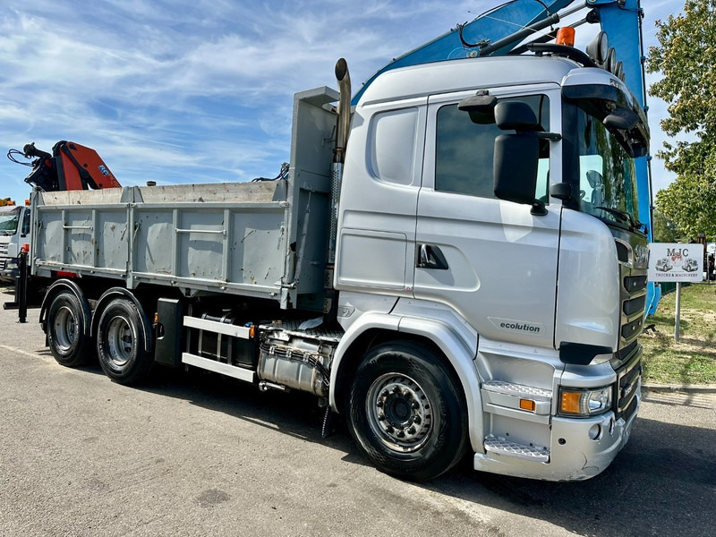 Scania R520 6x4 PRITSCHE + KRAN PALFINGER PK 15002 A - *ZSM + KIPPER* - RETARDER - *FULL AIR* - EUR 6 - BE TRUCK - Autocarro con pianale/ Cassone fisso, Camion con gru: foto 4 Scania R520 6x4 PRITSCHE + KRAN PALFINGER PK 15002 A - *ZSM + KIPPER* - RETARDER - *FULL AIR* - EUR 6 - BE TRUCK - Autocarro con pianale/ Cassone fisso, Camion con gru: foto 4