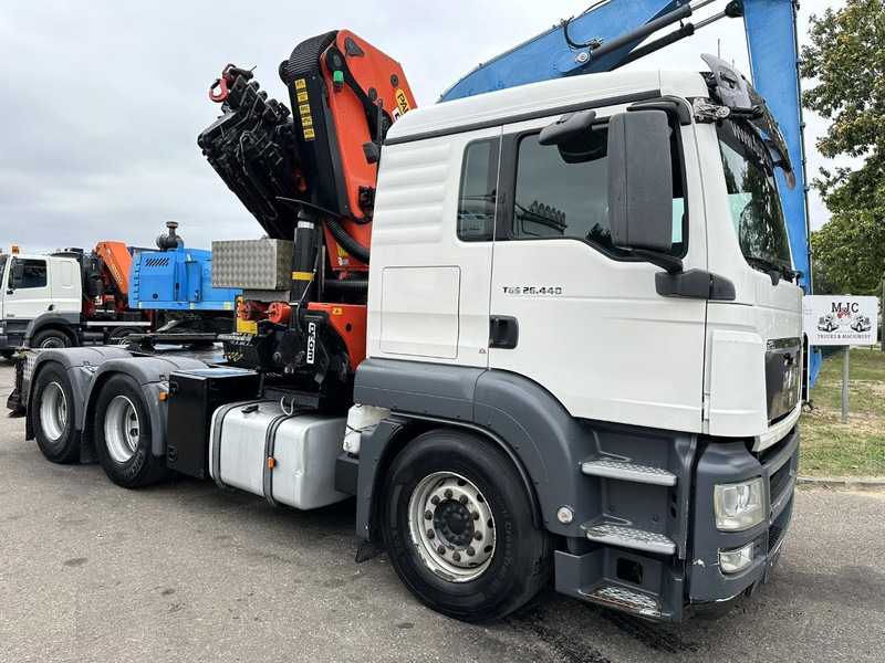 MAN TGS 26.440 6X4 SZM + (22m) KRAN PALFINGER PK62002 E 6x H + 1ME - RETARDER - EURO 5 - BE TRUCK - Trattore stradale: foto 1 MAN TGS 26.440 6X4 SZM + (22m) KRAN PALFINGER PK62002 E 6x H + 1ME - RETARDER - EURO 5 - BE TRUCK - Trattore stradale: foto 1