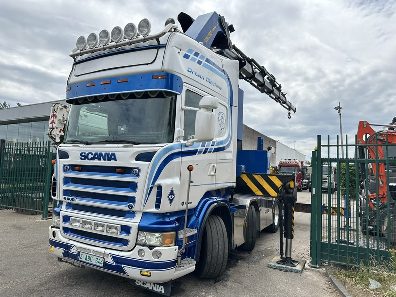 Scania R500 8x2 ZSM + KRAN 100Tm! PALFINGER PK100002 G 8x + 1 ME - RETARDER - ALCOA DURA BRIGHT - LIFT + STEERING - 5/6 HYDR F - TÜV 05/2026 - TOP CONDITION - Trattore stradale: foto 4 Scania R500 8x2 ZSM + KRAN 100Tm! PALFINGER PK100002 G 8x + 1 ME - RETARDER - ALCOA DURA BRIGHT - LIFT + STEERING - 5/6 HYDR F - TÜV 05/2026 - TOP CONDITION - Trattore stradale: foto 4
