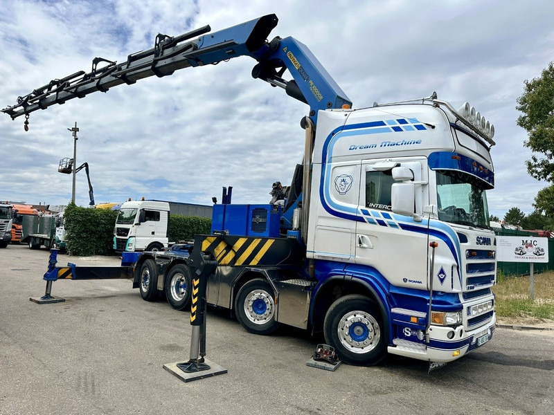 Scania R500 8x2 ZSM + KRAN 100Tm! PALFINGER PK100002 G 8x + 1 ME - RETARDER - ALCOA DURA BRIGHT - LIFT + STEERING - 5/6 HYDR F - TÜV 05/2026 - TOP CONDITION - Trattore stradale: foto 2 Scania R500 8x2 ZSM + KRAN 100Tm! PALFINGER PK100002 G 8x + 1 ME - RETARDER - ALCOA DURA BRIGHT - LIFT + STEERING - 5/6 HYDR F - TÜV 05/2026 - TOP CONDITION - Trattore stradale: foto 2
