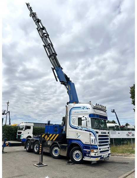 Scania R500 8x2 ZSM + KRAN 100Tm! PALFINGER PK100002 G 8x + 1 ME - RETARDER - ALCOA DURA BRIGHT - LIFT + STEERING - 5/6 HYDR F - TÜV 05/2026 - TOP CONDITION - Trattore stradale: foto 5 Scania R500 8x2 ZSM + KRAN 100Tm! PALFINGER PK100002 G 8x + 1 ME - RETARDER - ALCOA DURA BRIGHT - LIFT + STEERING - 5/6 HYDR F - TÜV 05/2026 - TOP CONDITION - Trattore stradale: foto 5