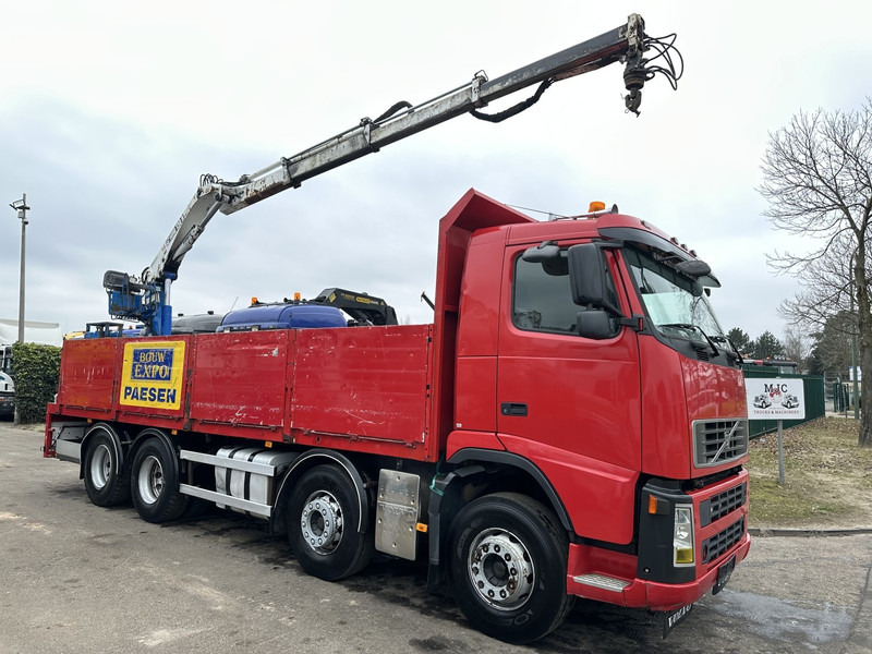 Volvo FH 400 8X4 + HIAB 130 R - STEEL SPRING / BLATT / BALLIESTAS - I SHIFT - BELGIAN TRUCK - Autocarro con pianale/ Cassone fisso, Camion con gru: foto 1 Volvo FH 400 8X4 + HIAB 130 R - STEEL SPRING / BLATT / BALLIESTAS - I SHIFT - BELGIAN TRUCK - Autocarro con pianale/ Cassone fisso, Camion con gru: foto 1