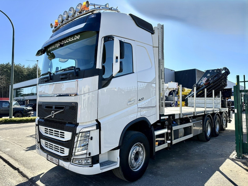 Volvo FH 420 8x4 TRIDEM + KRAAN HIAB 408 E-8 HIPRO + WINCH - 63.000km ONLY - CREWCAB 4 SEATER - PLATFORM 7m - TOP CONDITION - Autocarro con pianale/ Cassone fisso, Camion con gru: foto 3 Volvo FH 420 8x4 TRIDEM + KRAAN HIAB 408 E-8 HIPRO + WINCH - 63.000km ONLY - CREWCAB 4 SEATER - PLATFORM 7m - TOP CONDITION - Autocarro con pianale/ Cassone fisso, Camion con gru: foto 3