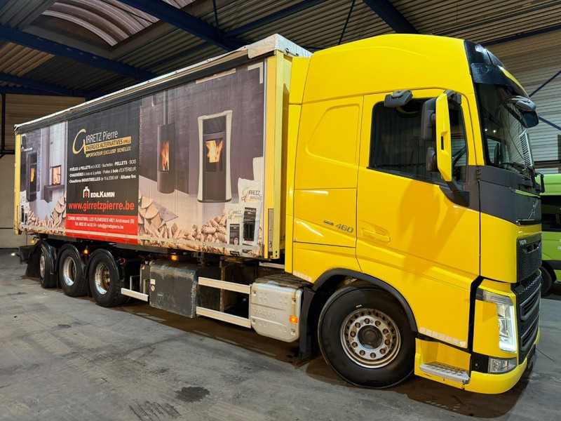 Volvo FH 460 8x4 TRIDEM CURTAINSIDE BOX 8m50 / BDF / SILO COMPRESSOR - *FULL AIR* - EURO 6 - LIFT + STEERING AXLE - BE TRUCK - Camion centinato: foto 3 Volvo FH 460 8x4 TRIDEM CURTAINSIDE BOX 8m50 / BDF / SILO COMPRESSOR - *FULL AIR* - EURO 6 - LIFT + STEERING AXLE - BE TRUCK - Camion centinato: foto 3