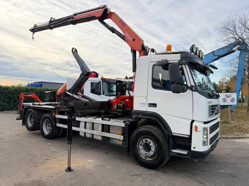 Volvo FM 400 6x2 HOOKLIFT + CRANE PALFINGER PK 15500 B (2x) - 5/6 F - MANUAL - EURO 4 - BE TRUCK - Autocarro scarrabile, Camion con gru: foto 1 Volvo FM 400 6x2 HOOKLIFT + CRANE PALFINGER PK 15500 B (2x) - 5/6 F - MANUAL - EURO 4 - BE TRUCK - Autocarro scarrabile, Camion con gru: foto 1