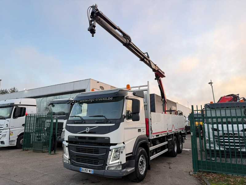 Volvo FM 420 6x4 BAUSTOFF + KRAN PALFINGER PK18502 SH B (3x) - ROTATOR - 5/6 F - TÜV 05/2026 - CG FR - PLATFORM 6m50 - I-Shift - 325.000km - STEEL SPRING / HUB REDUCTI - Autocarro con pianale/ Cassone fisso, Camion con gru: foto 4 Volvo FM 420 6x4 BAUSTOFF + KRAN PALFINGER PK18502 SH B (3x) - ROTATOR - 5/6 F - TÜV 05/2026 - CG FR - PLATFORM 6m50 - I-Shift - 325.000km - STEEL SPRING / HUB REDUCTI - Autocarro con pianale/ Cassone fisso, Camion con gru: foto 4