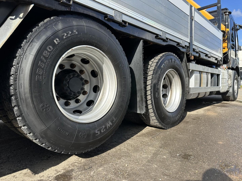 Autocarro con pianale/ Cassone fisso, Camion con gru Volvo FMX 370 6x2 PRITSCHE 6M35 + KRAN EFFER 215/6S -*127.000km* - LIFT AXLE - DOUBLE WHEELS - I SHIFT - EURO 6 - BE PAPERS: foto 16